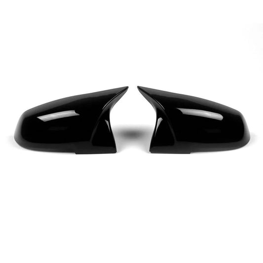 BMW M3/M4 Style Gloss Black Mirror Cap Covers – Fits 1 Series F20, 2 Series F22, 3 Series F30, 4 Series F32, X1 E84